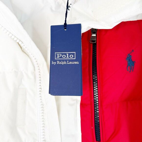 Polo Ralph Lauren Color Block Puffer Jacket NWT Men’s Small Water Repellent Down - Picture 5 of 6